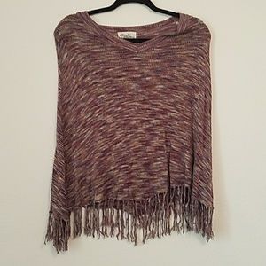 Pretty Poncho Pullover